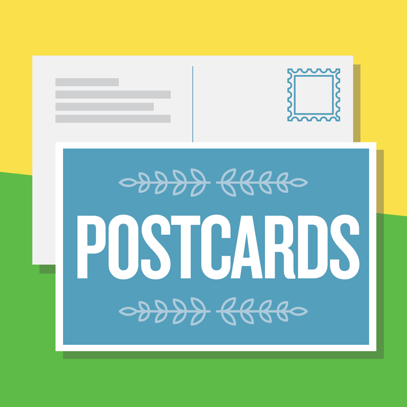 Standard Postcards - Custom Printed Postcards in Standard Sizes