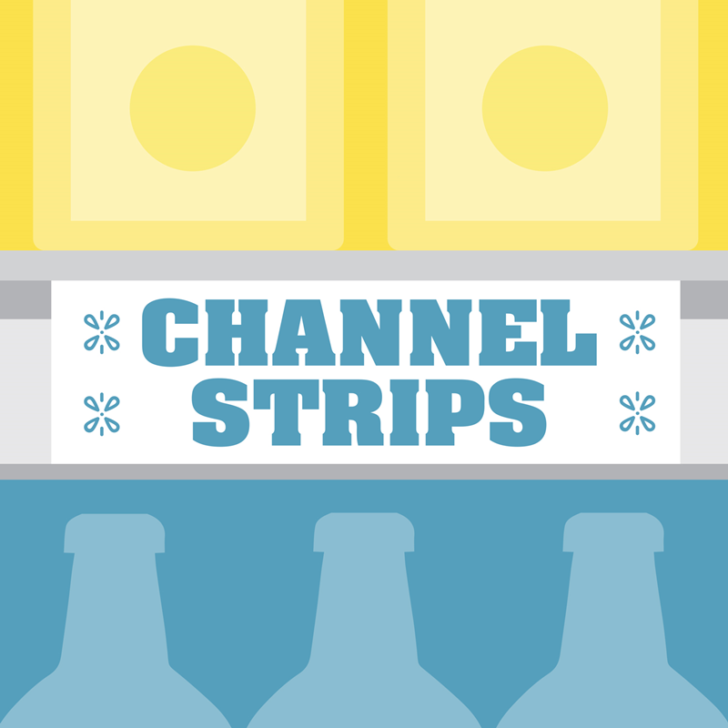 Custom Printed Shelf Channel Strips