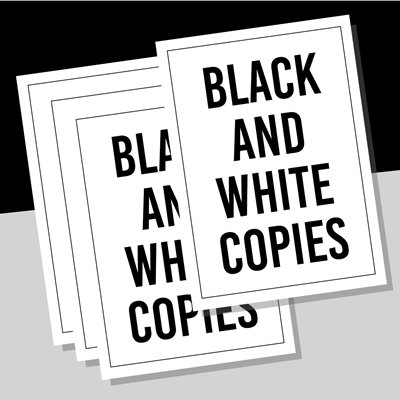 Black and White Copies