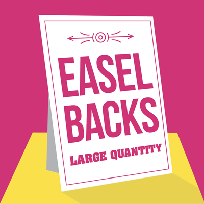 Easel Backs Large Quantities
