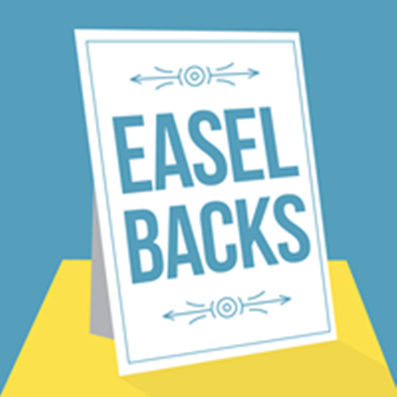 Easel Back Printing